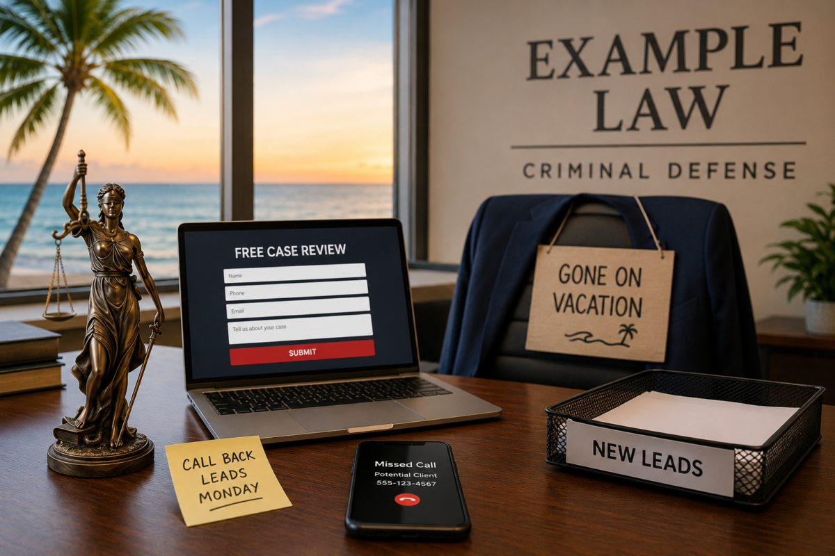 Why Criminal Defense Law Firm Websites Lose Leads During Vacation Season
